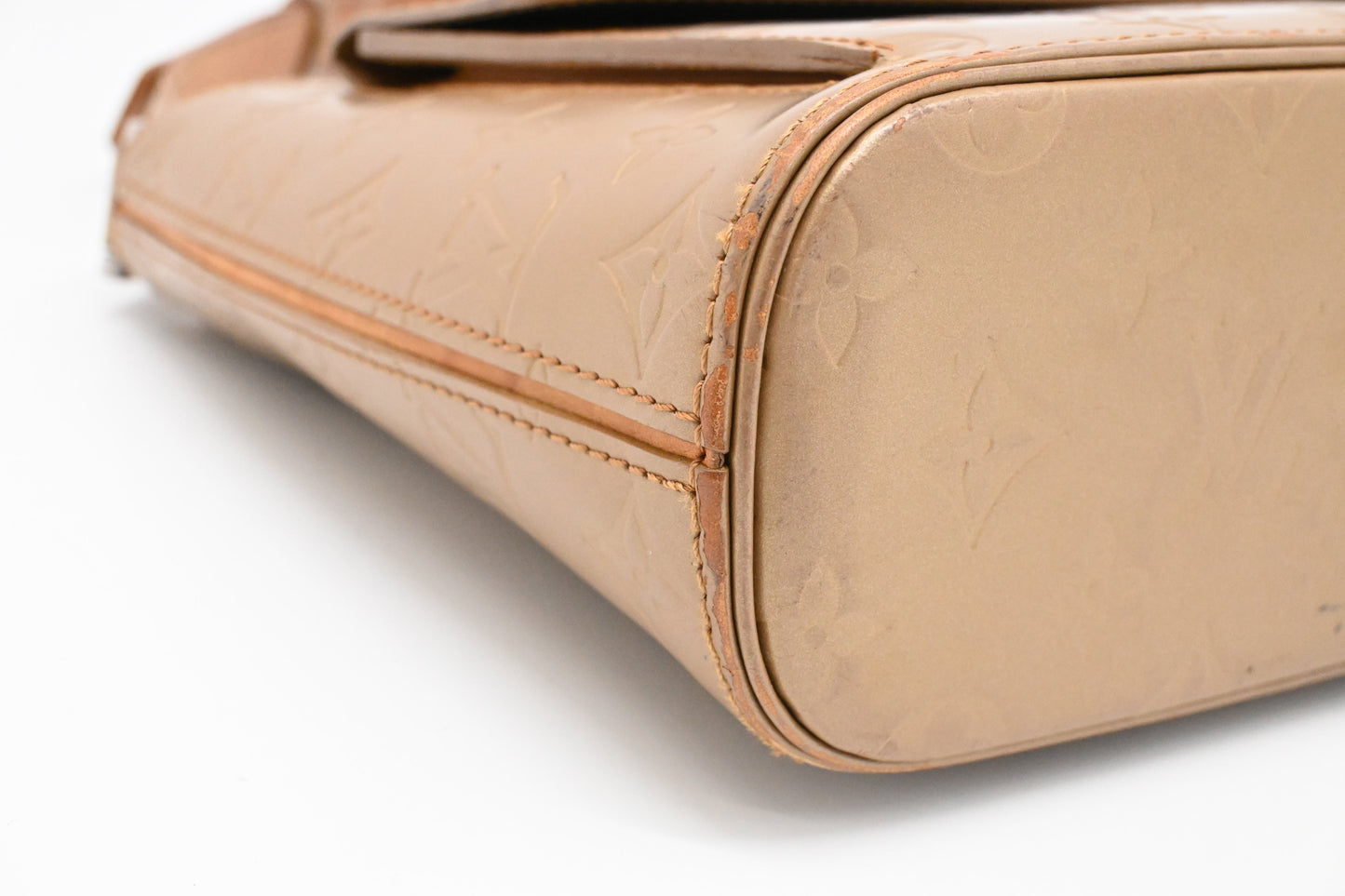 Louis Vuitton Allston in Champagne Gold Matte Leather