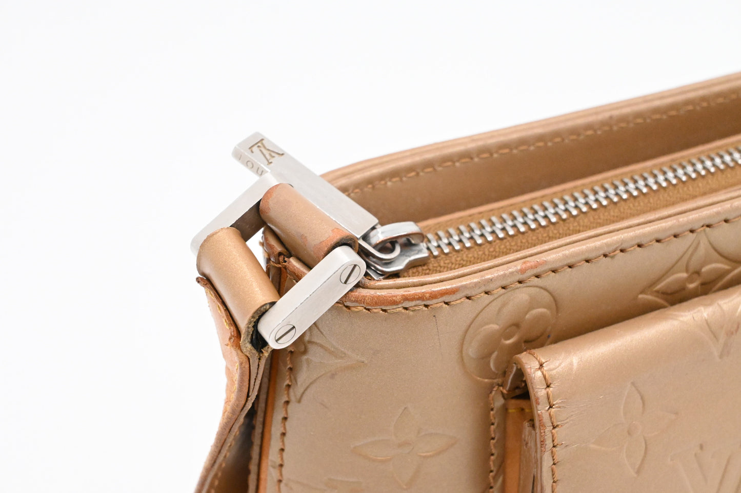 Louis Vuitton Allston in Champagne Gold Matte Leather