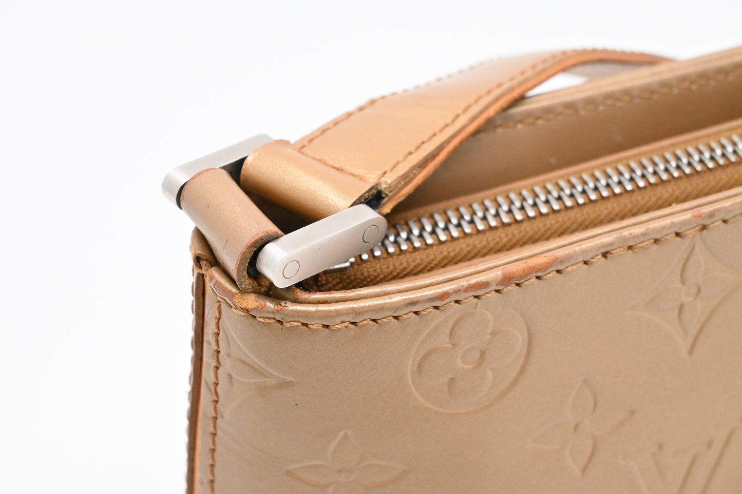 Louis Vuitton Allston in Champagne Gold Matte Leather