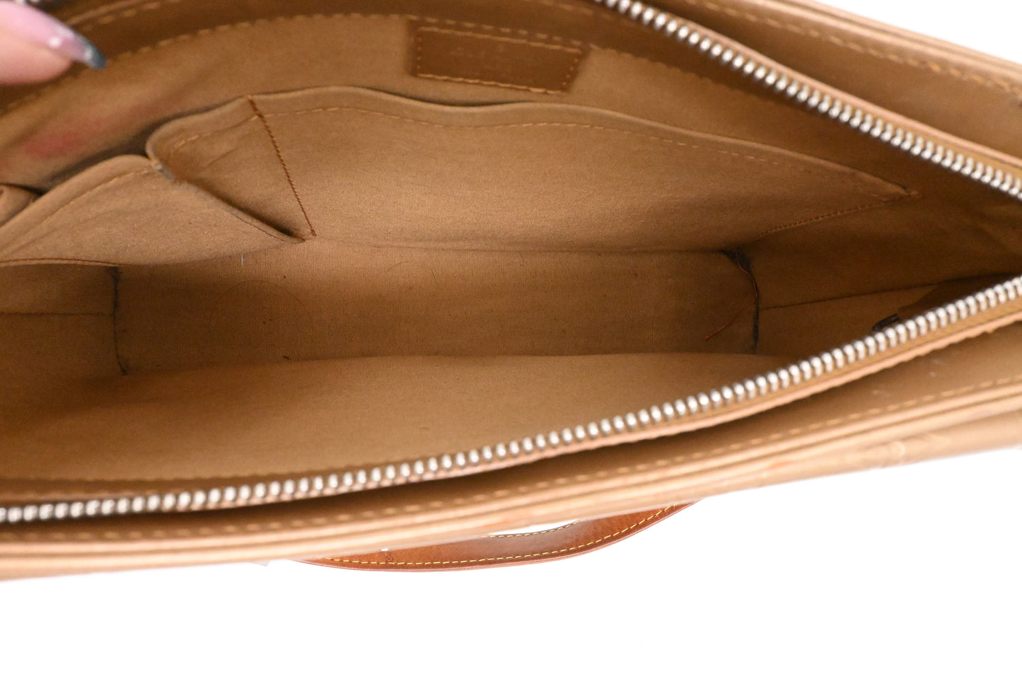 Louis Vuitton Allston in Champagne Gold Matte Leather