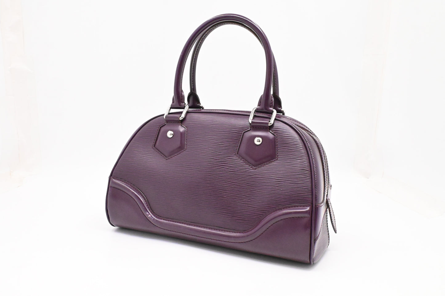 Louis Vuitton Bowling Montaigne PM in Purple Epi Leather