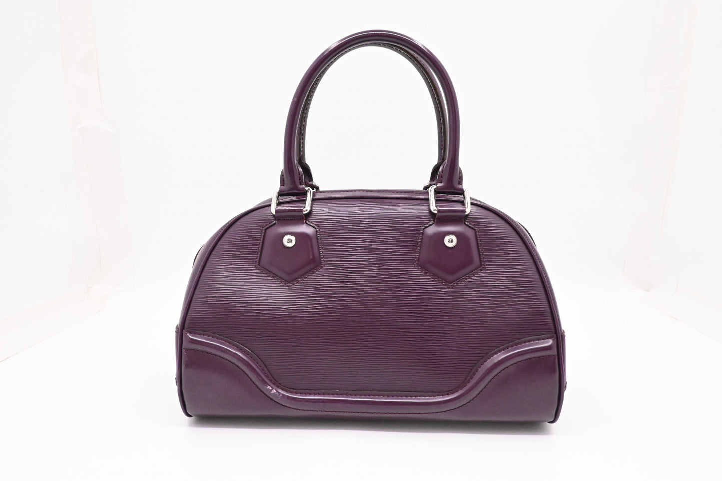 Louis Vuitton Bowling Montaigne PM in Purple Epi Leather