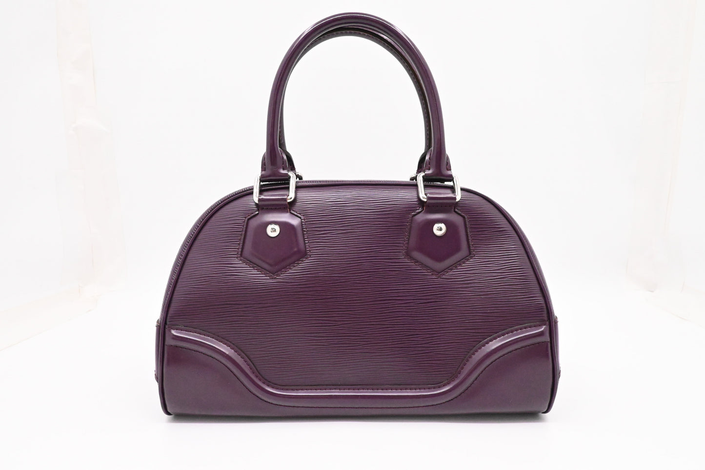 Louis Vuitton Bowling Montaigne PM in Purple Epi Leather