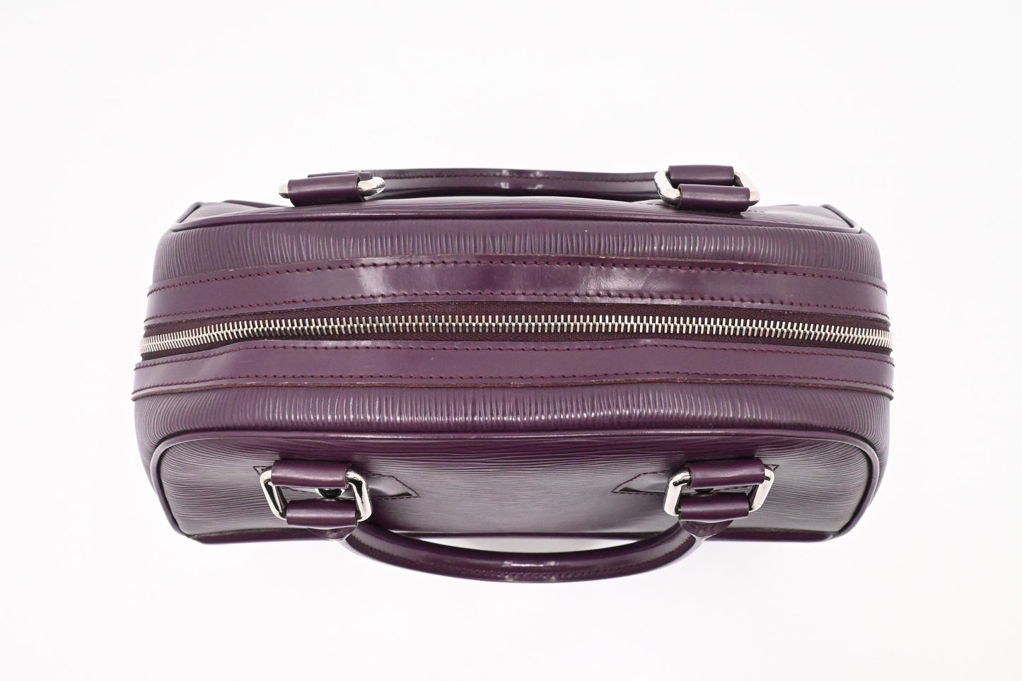 Louis Vuitton Bowling Montaigne PM in Purple Epi Leather