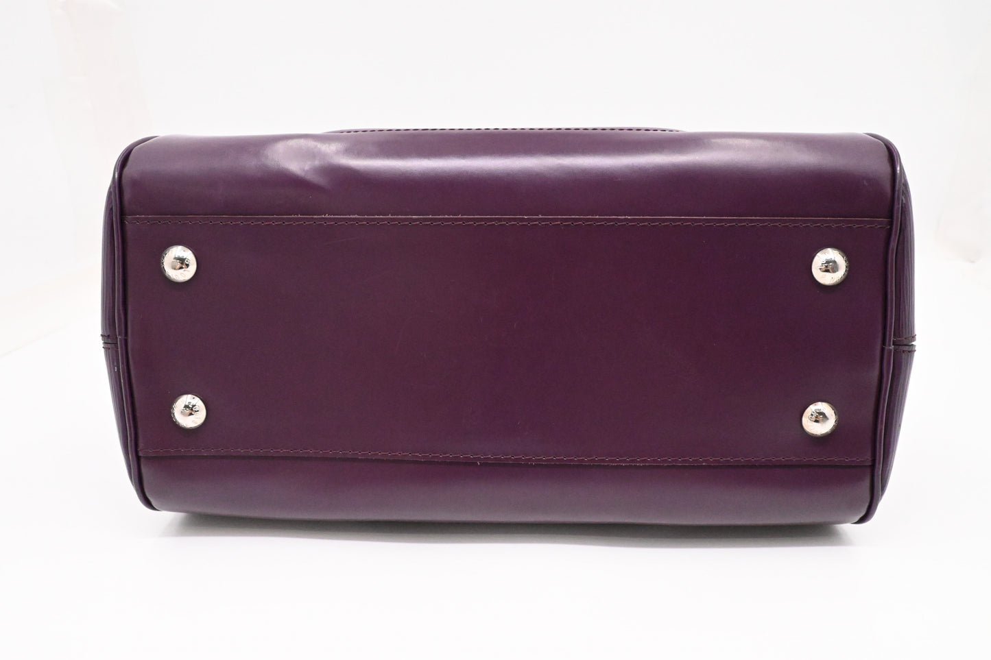 Louis Vuitton Bowling Montaigne PM in Purple Epi Leather