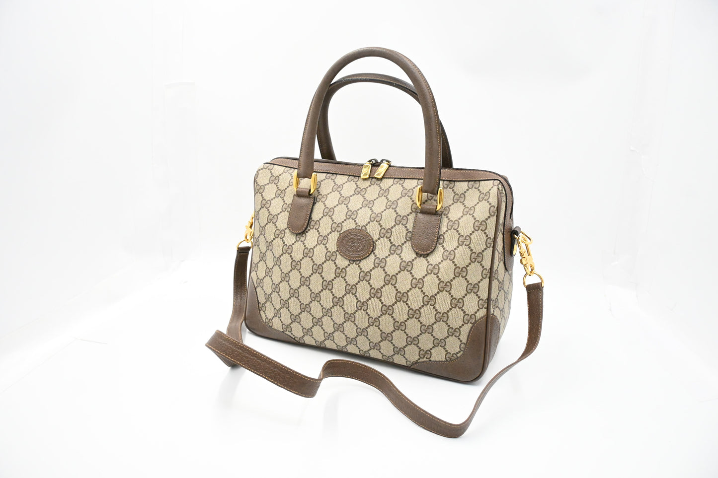 Gucci Boston Bandouliere Bag in GG Supreme Canvas
