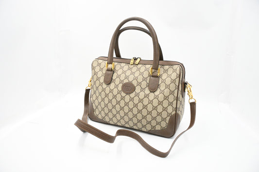 Gucci Boston Bandouliere Bag in GG Supreme Canvas