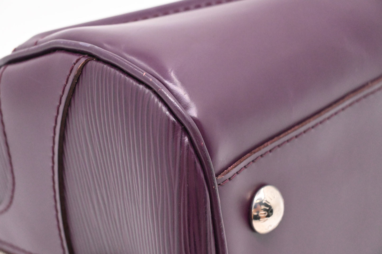 Louis Vuitton Bowling Montaigne PM in Purple Epi Leather