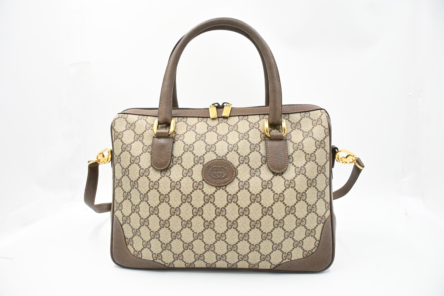 Gucci Boston Bandouliere Bag in GG Supreme Canvas