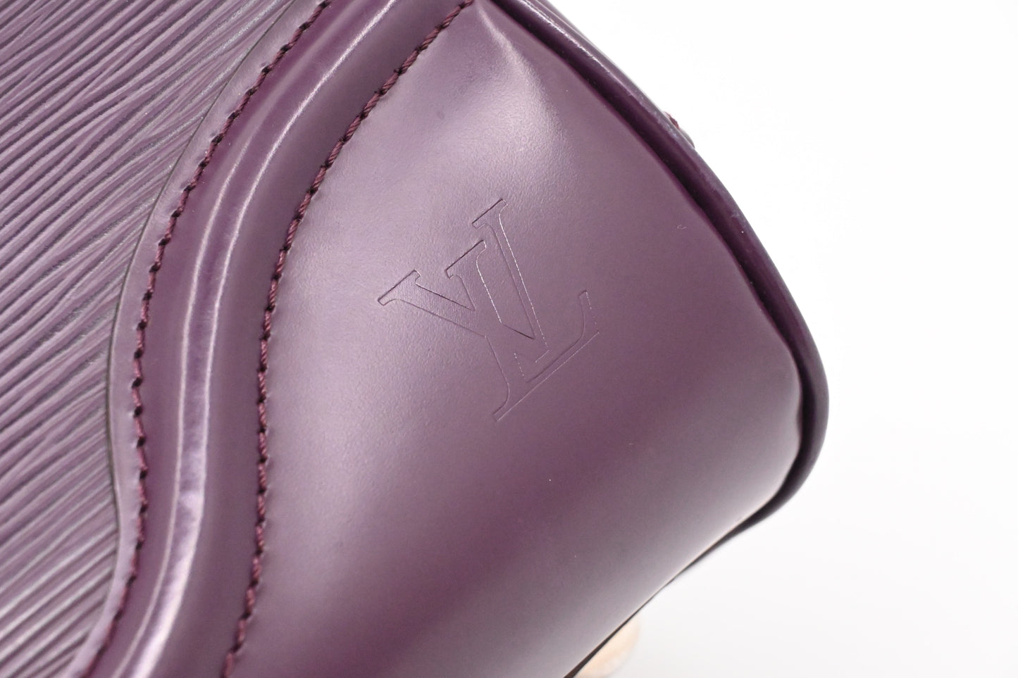 Louis Vuitton Bowling Montaigne PM in Purple Epi Leather