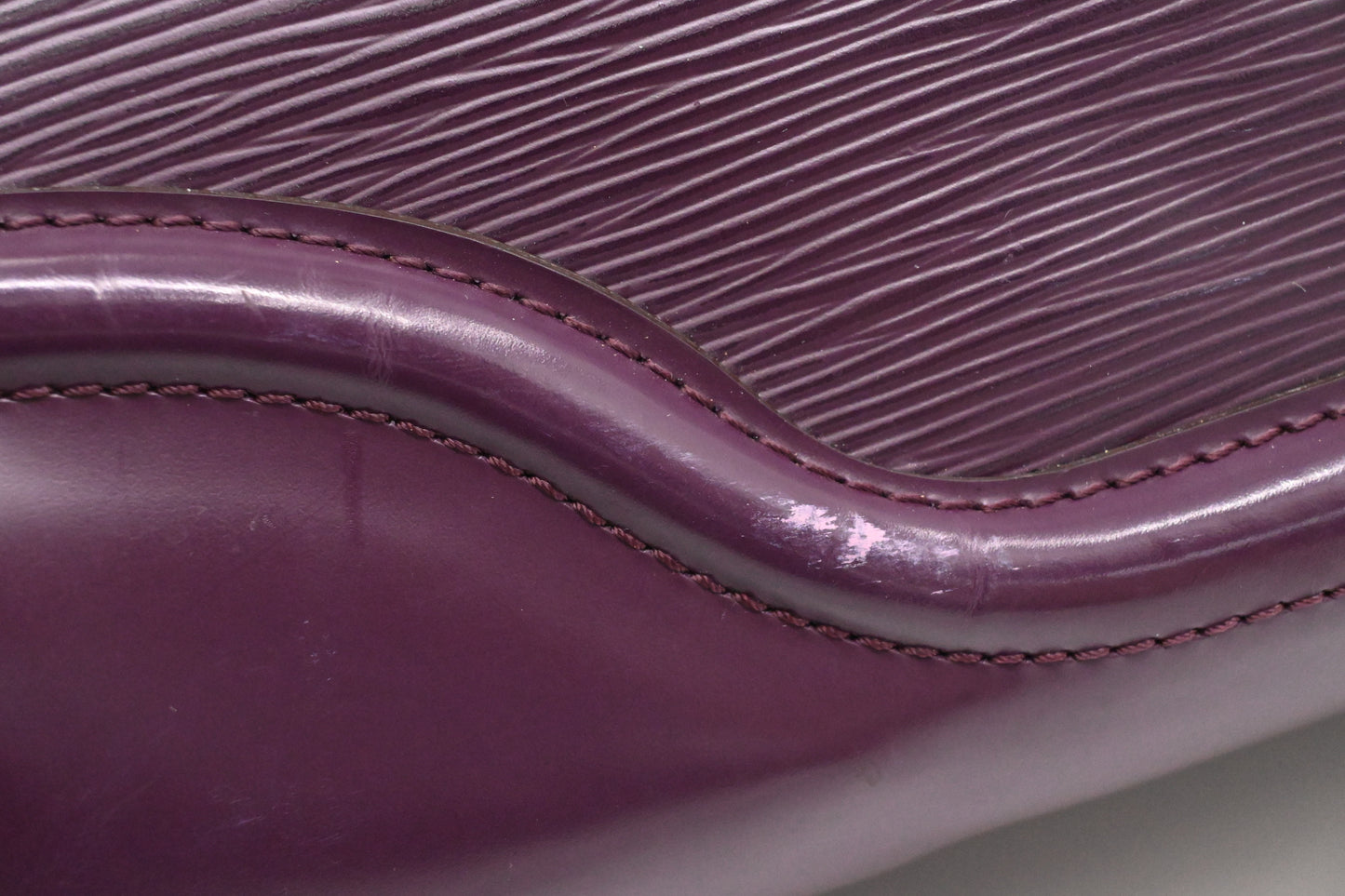 Louis Vuitton Bowling Montaigne PM in Purple Epi Leather
