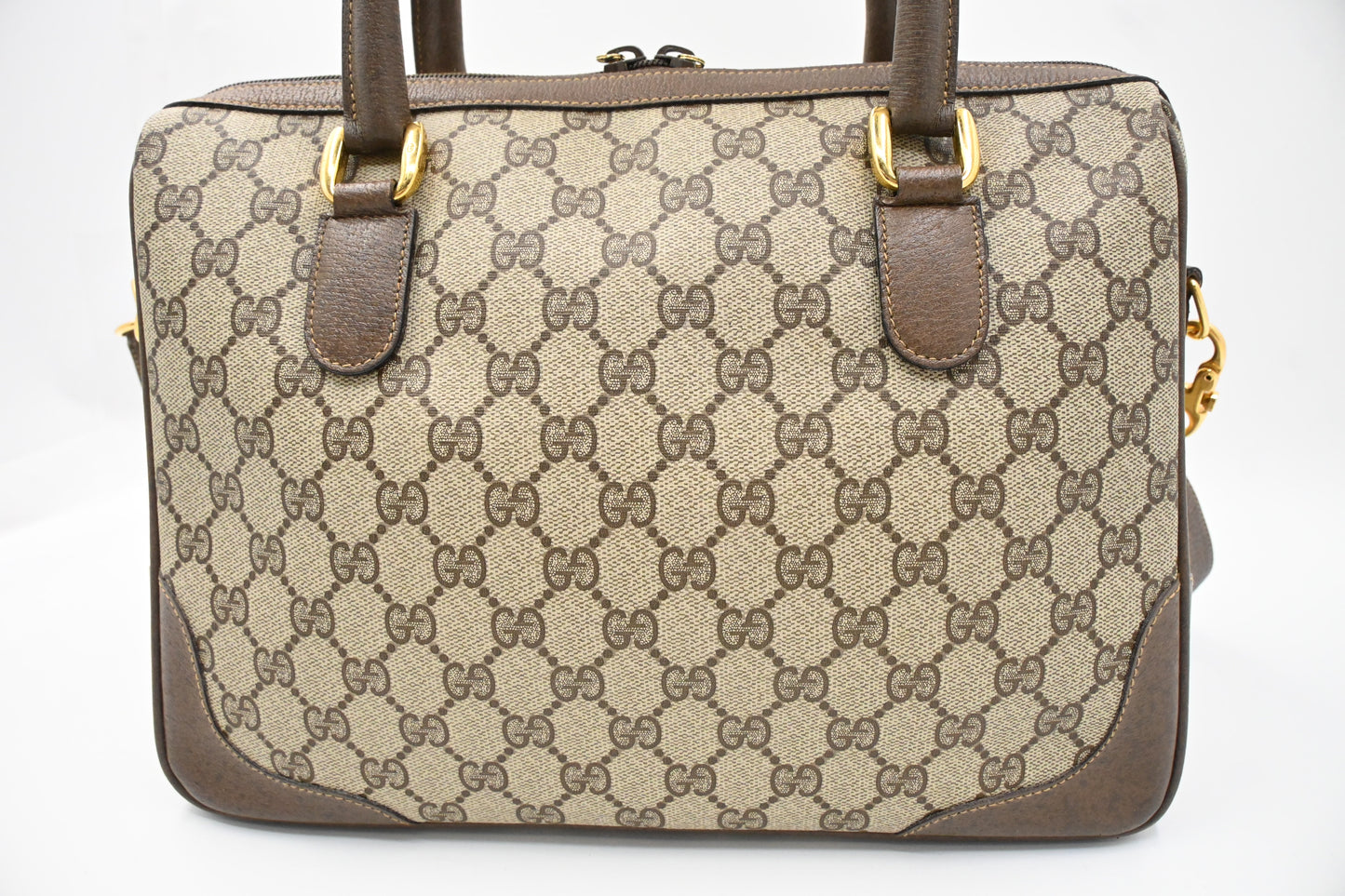 Gucci Boston Bandouliere Bag in GG Supreme Canvas