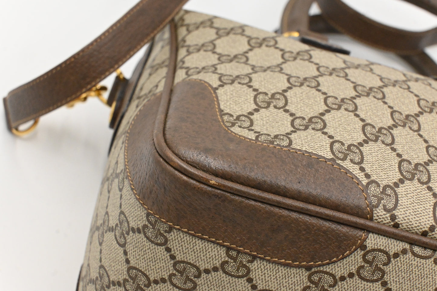Gucci Boston Bandouliere Bag in GG Supreme Canvas