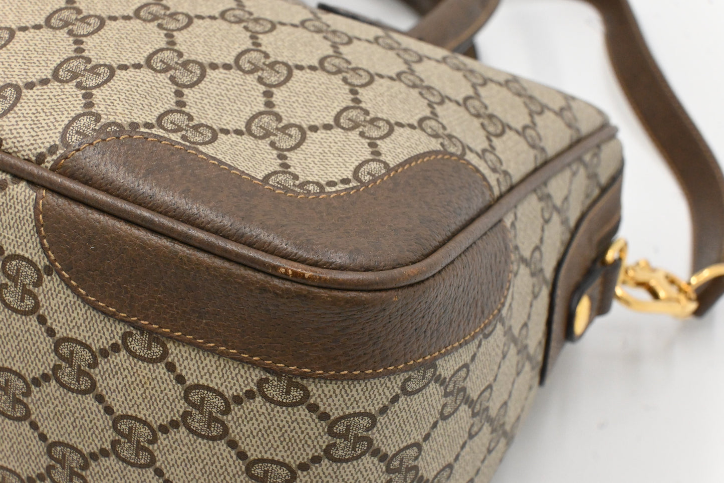 Gucci Boston Bandouliere Bag in GG Supreme Canvas