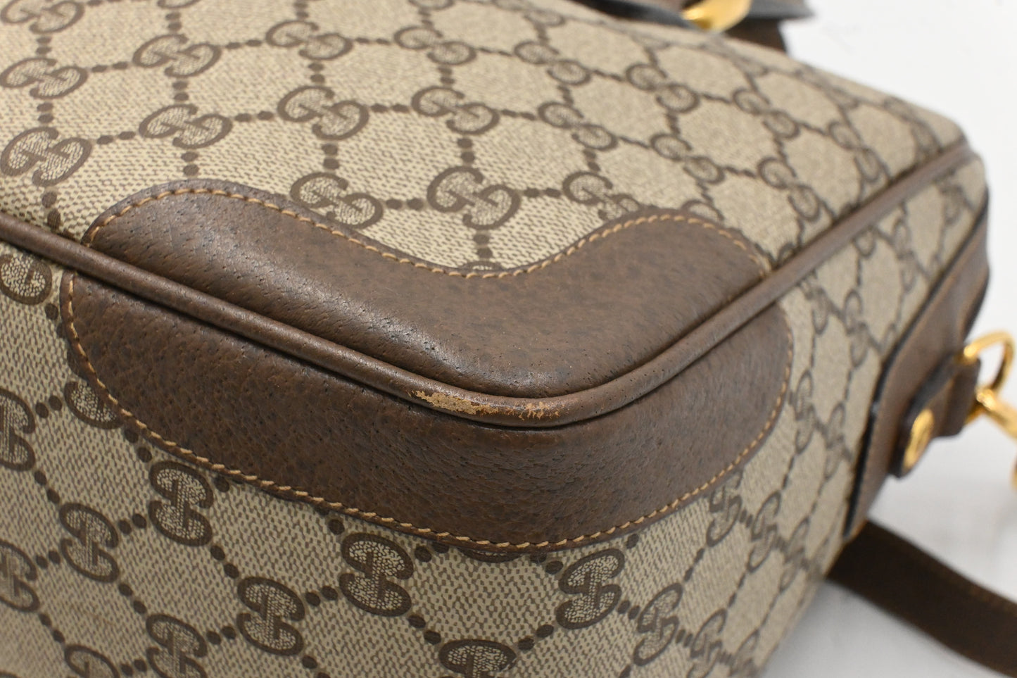Gucci Boston Bandouliere Bag in GG Supreme Canvas