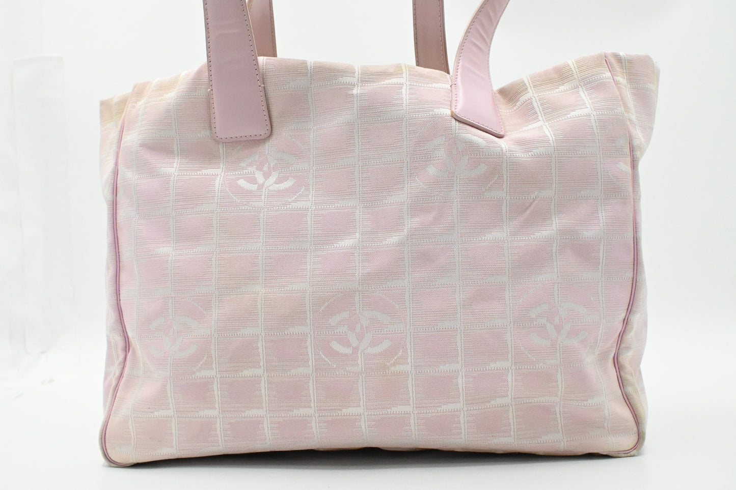 Chanel New Travel Line Tote in Pink Canvas