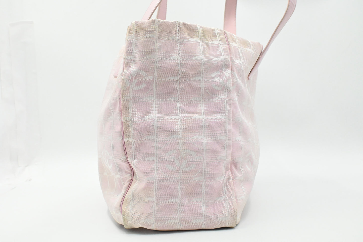 Chanel New Travel Line Tote in Pink Canvas