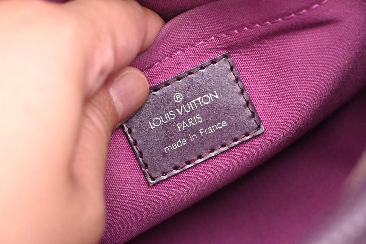Louis Vuitton Bowling Montaigne PM in Purple Epi Leather