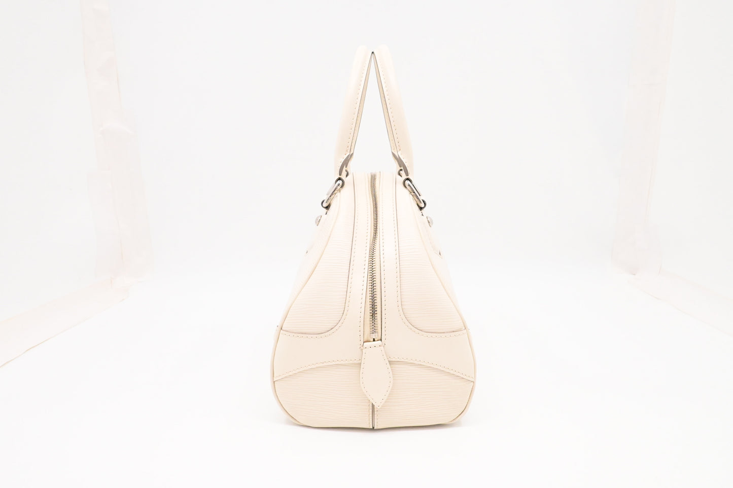 Louis Vuitton Bowling Montaigne PM in White Epi Leather