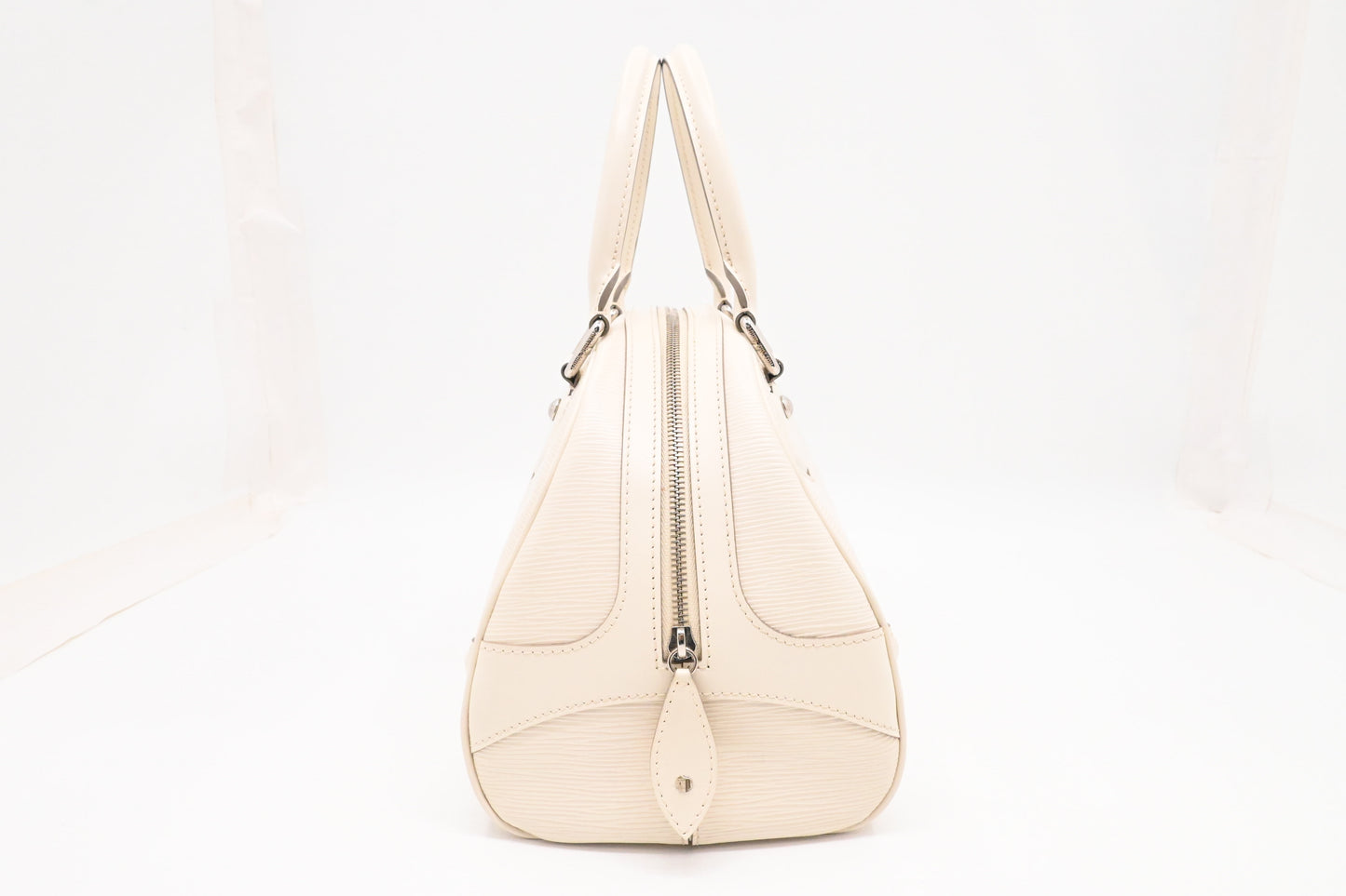 Louis Vuitton Bowling Montaigne PM in White Epi Leather