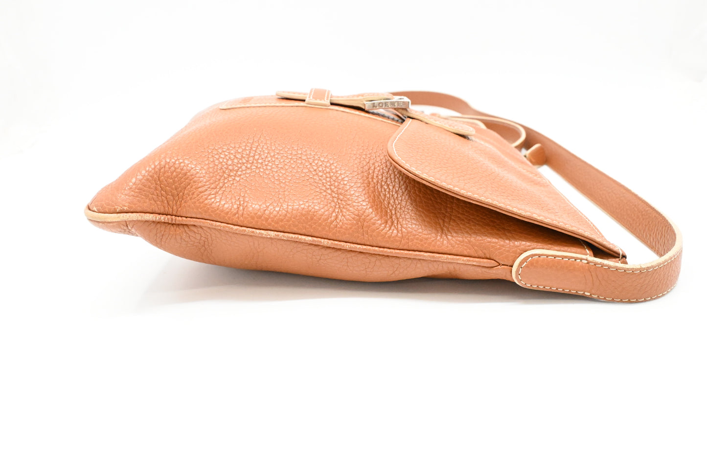 Loewe Crossbody in Tan Brown Leather