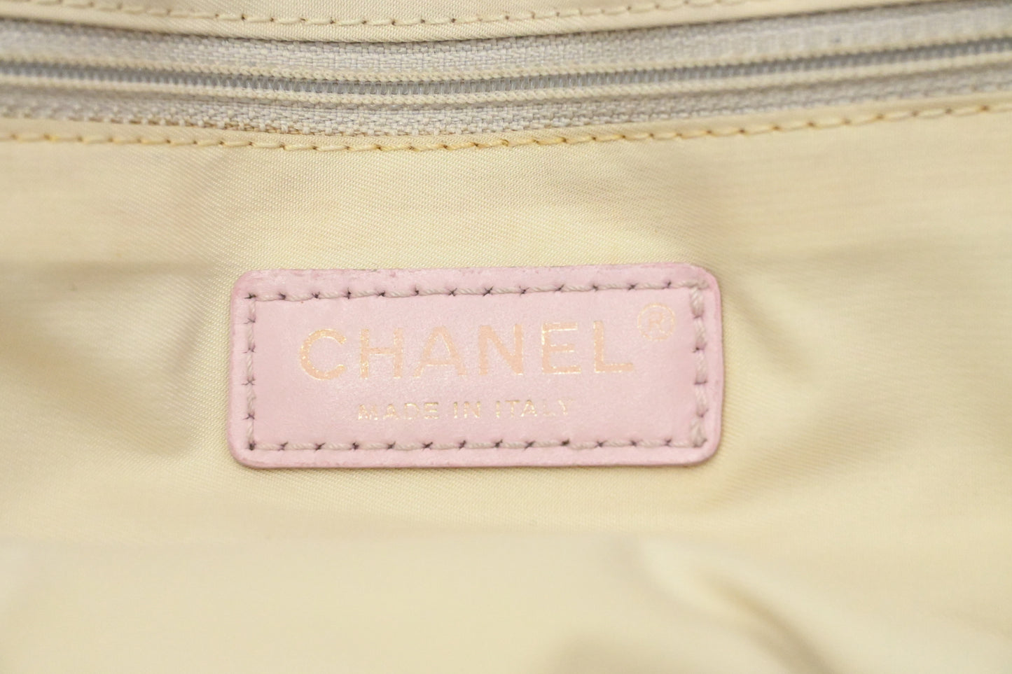 Chanel New Travel Line Tote in Pink Canvas