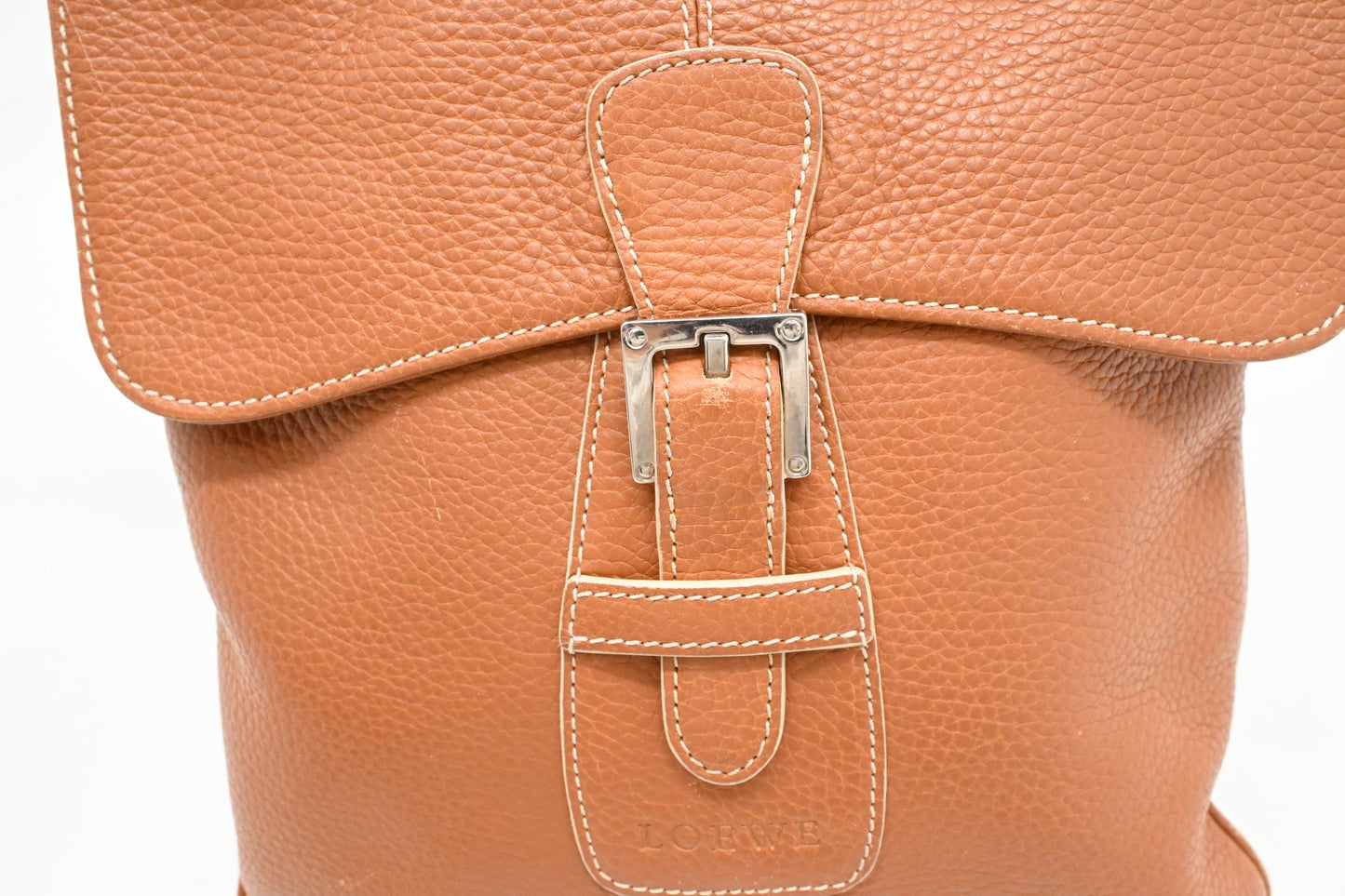 Loewe Crossbody in Tan Brown Leather