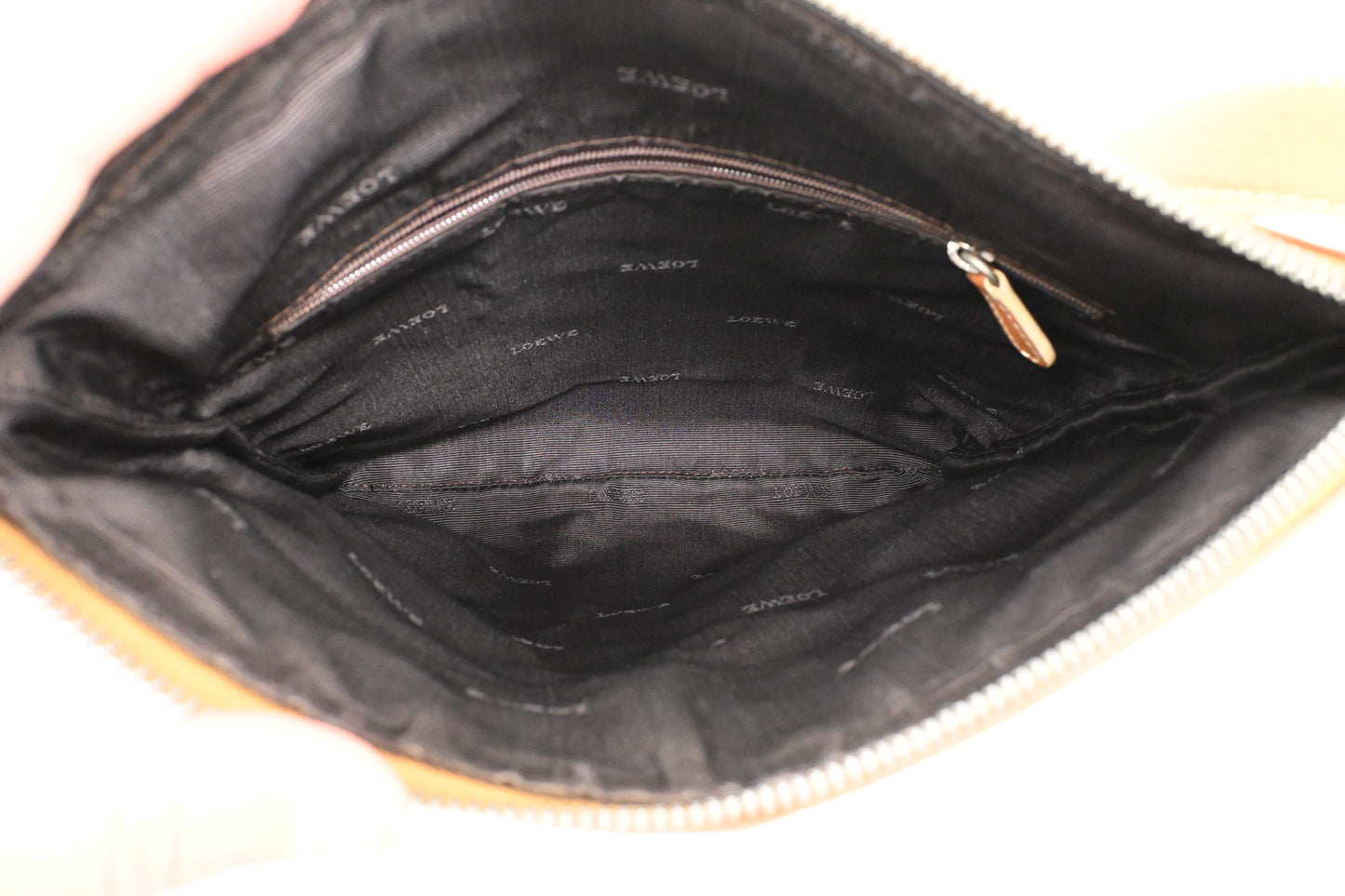 Loewe Crossbody in Tan Brown Leather