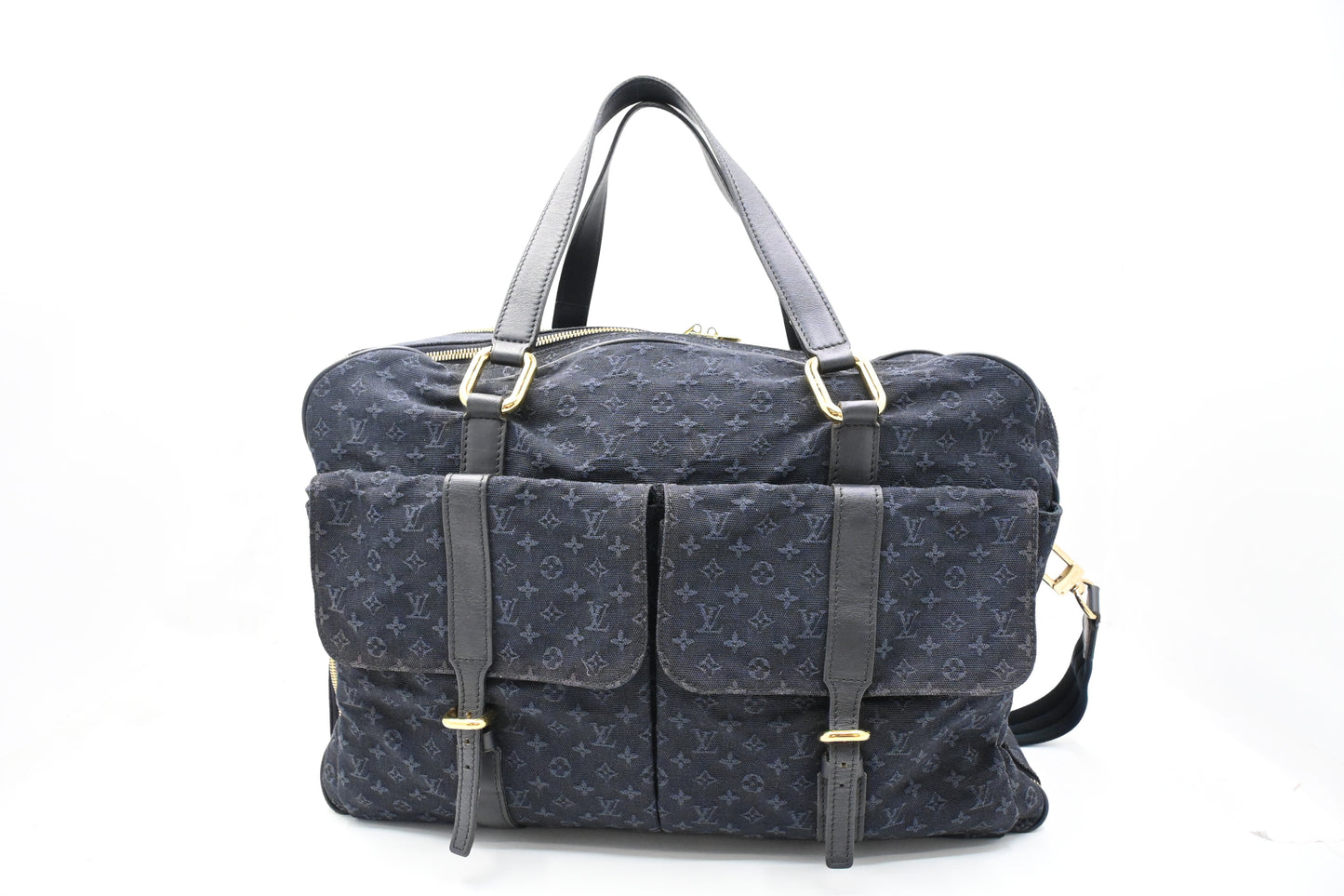 Louis Vuitton Claudine in Dark Blue Minilin Canvas