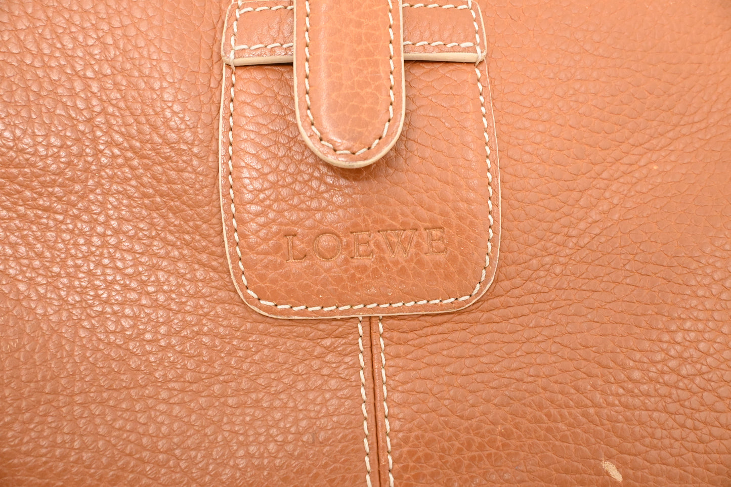 Loewe Crossbody in Tan Brown Leather