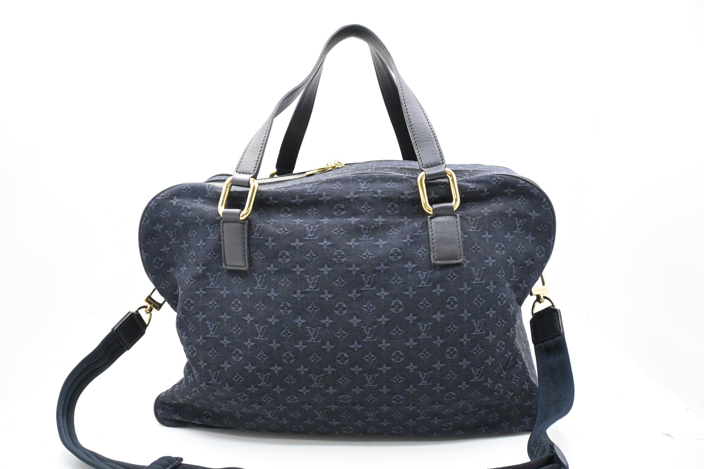 Louis Vuitton Claudine in Dark Blue Minilin Canvas