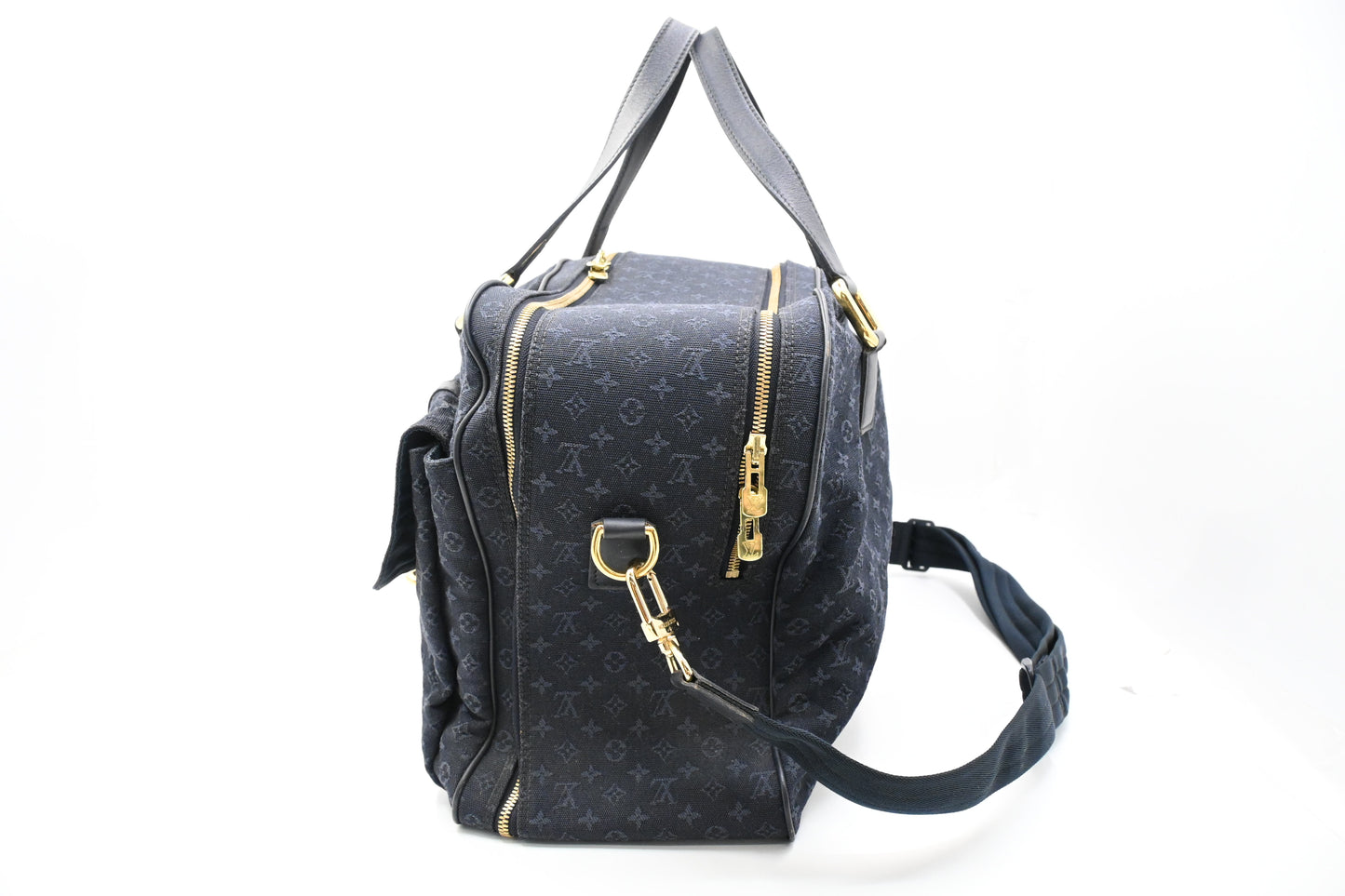 Louis Vuitton Claudine in Dark Blue Minilin Canvas