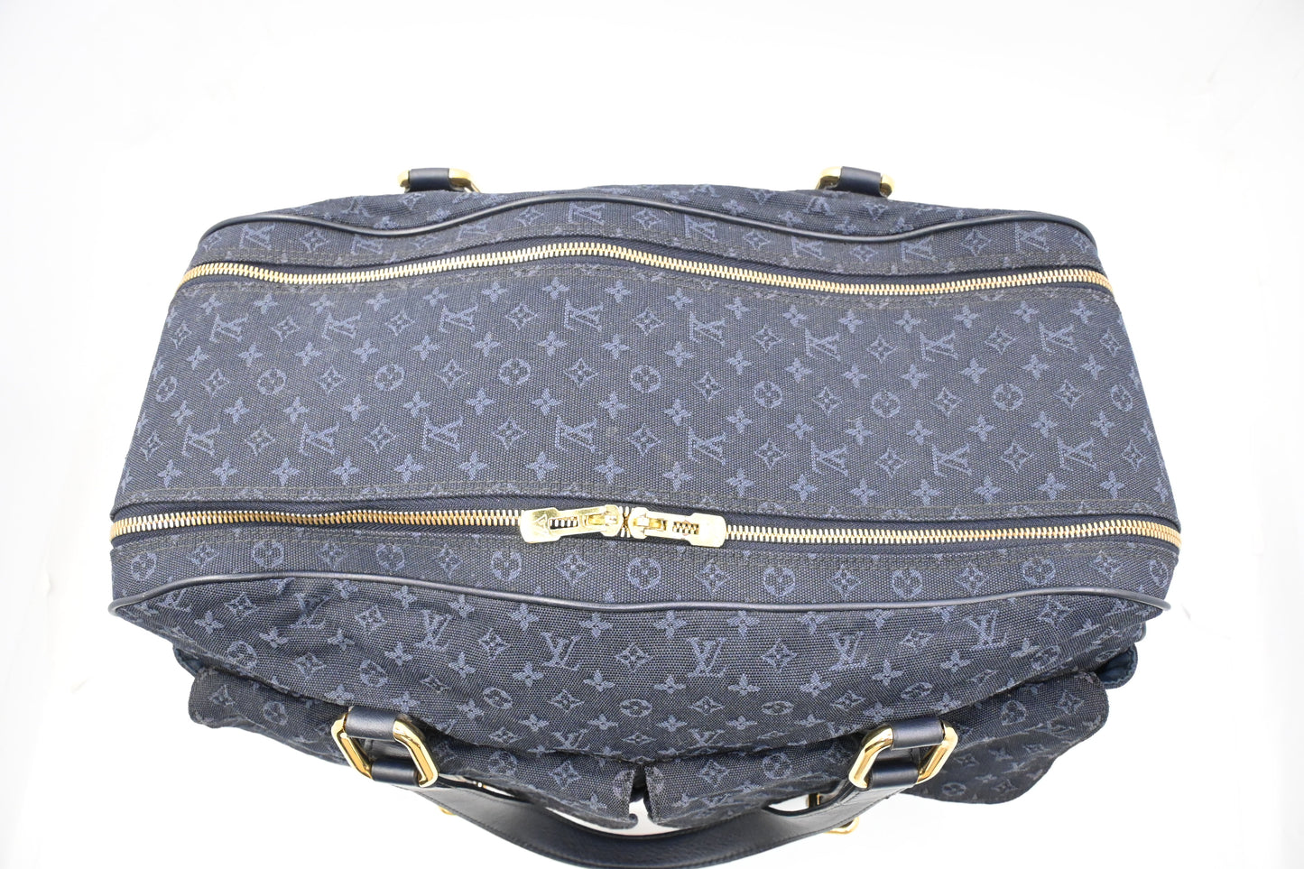 Louis Vuitton Claudine in Dark Blue Minilin Canvas