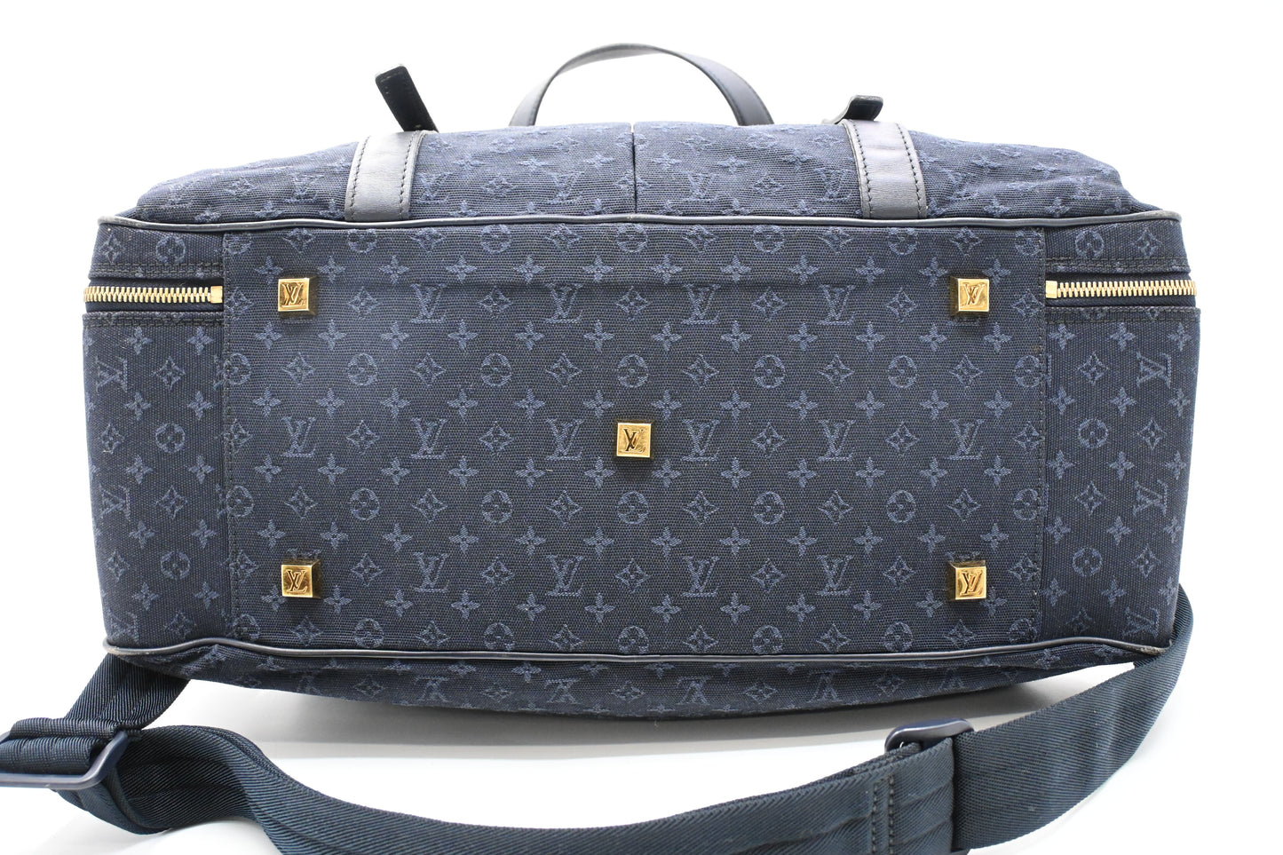 Louis Vuitton Claudine in Dark Blue Minilin Canvas