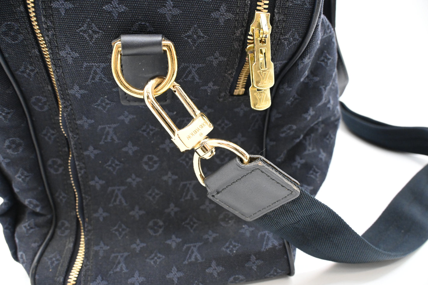 Louis Vuitton Claudine in Dark Blue Minilin Canvas