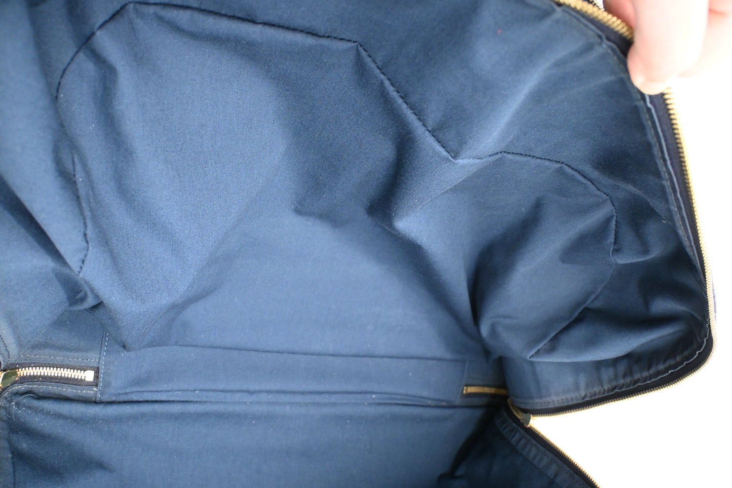Louis Vuitton Claudine in Dark Blue Minilin Canvas