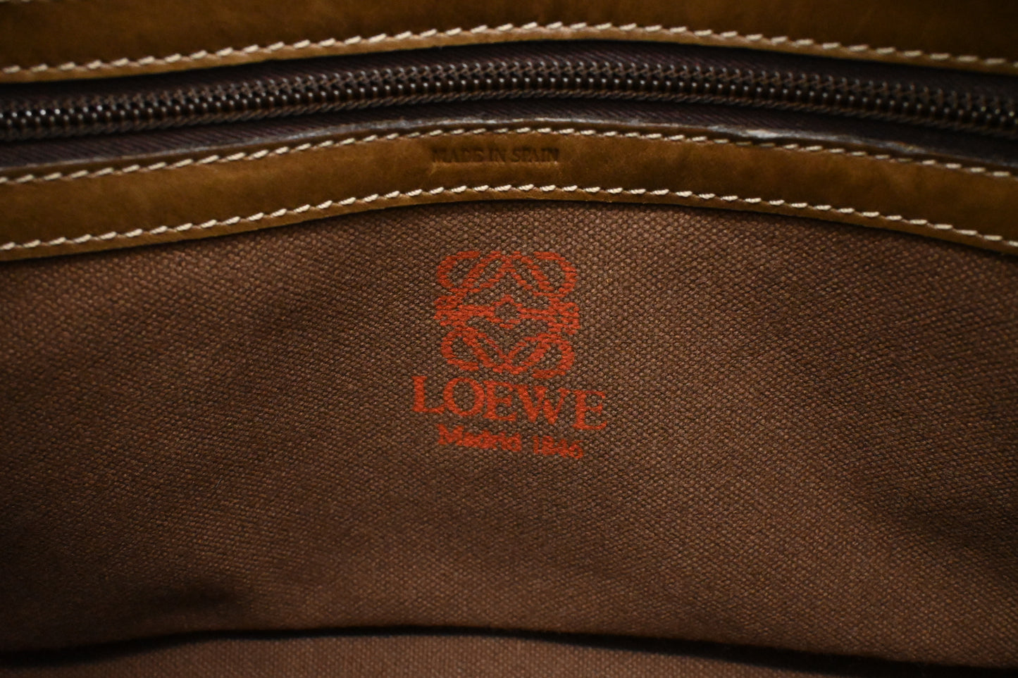 Loewe Crossbody Bag in Brown Leather
