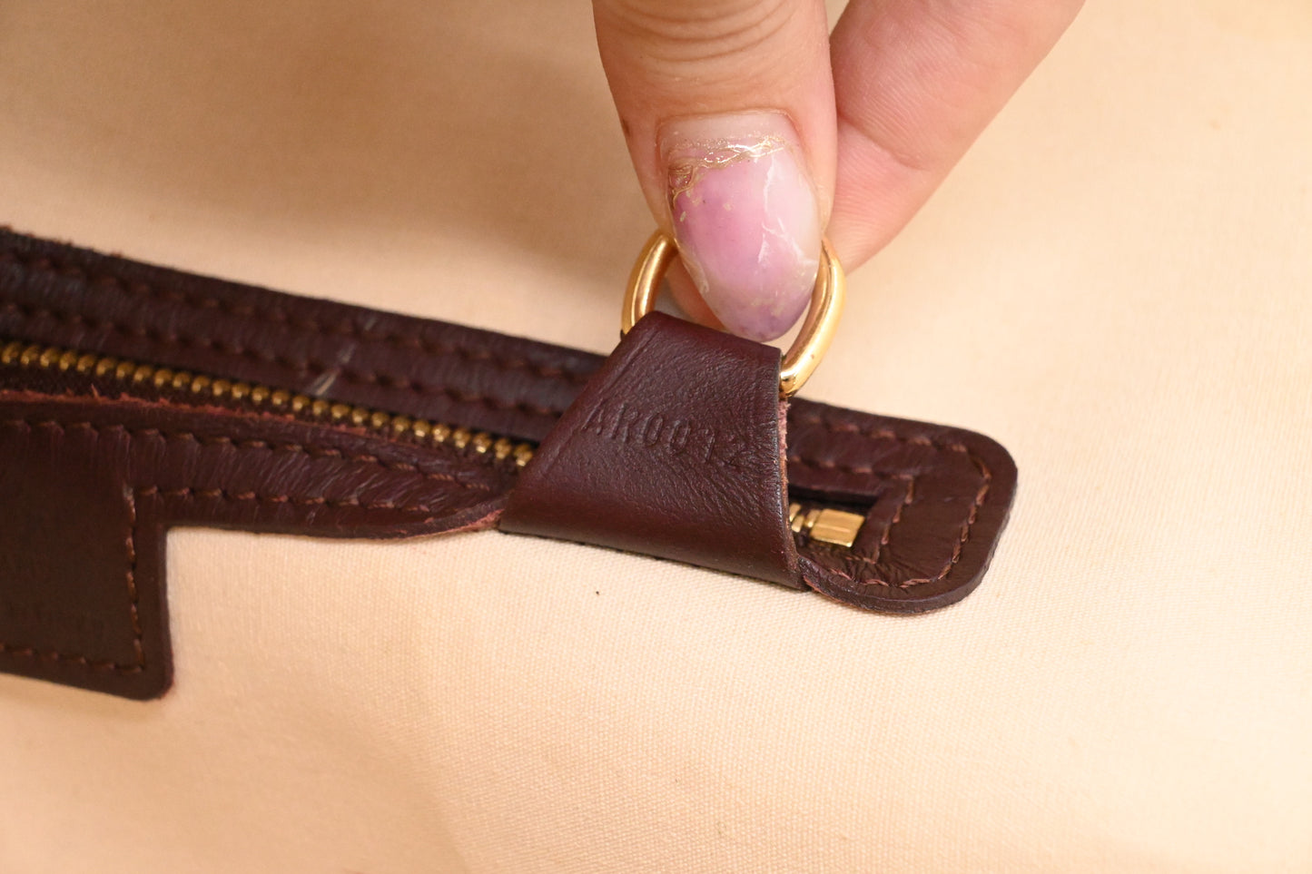 Louis Vuitton Alma Haut in Cerise Minilin Canvas