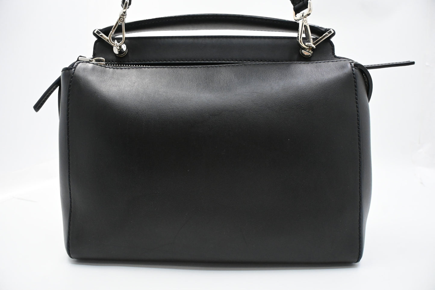 Fendi Dotcom 2way Bag in Black Leather