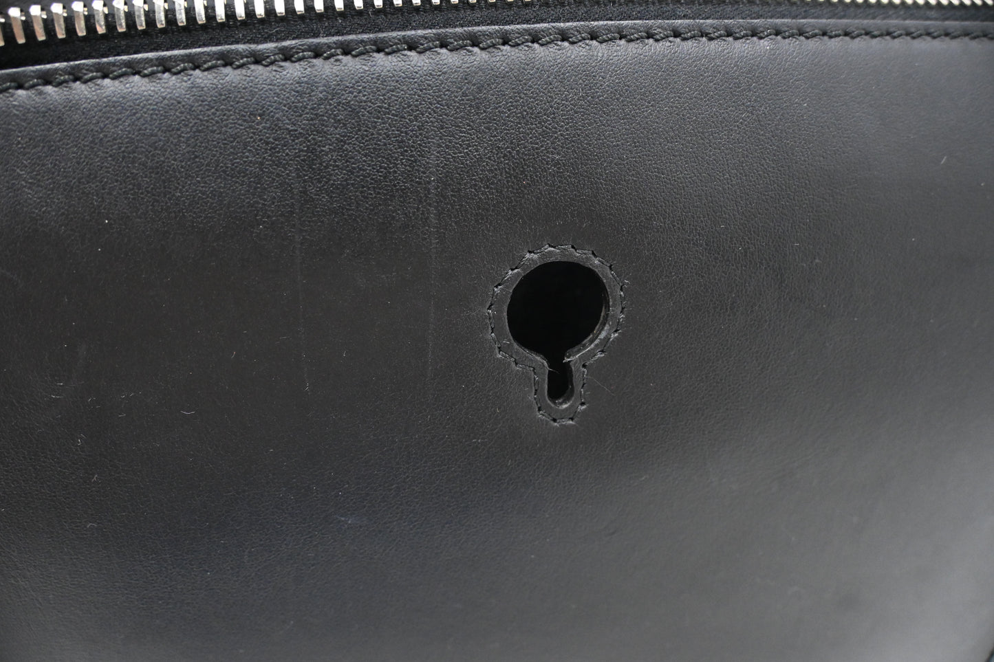 Fendi Dotcom 2way Bag in Black Leather