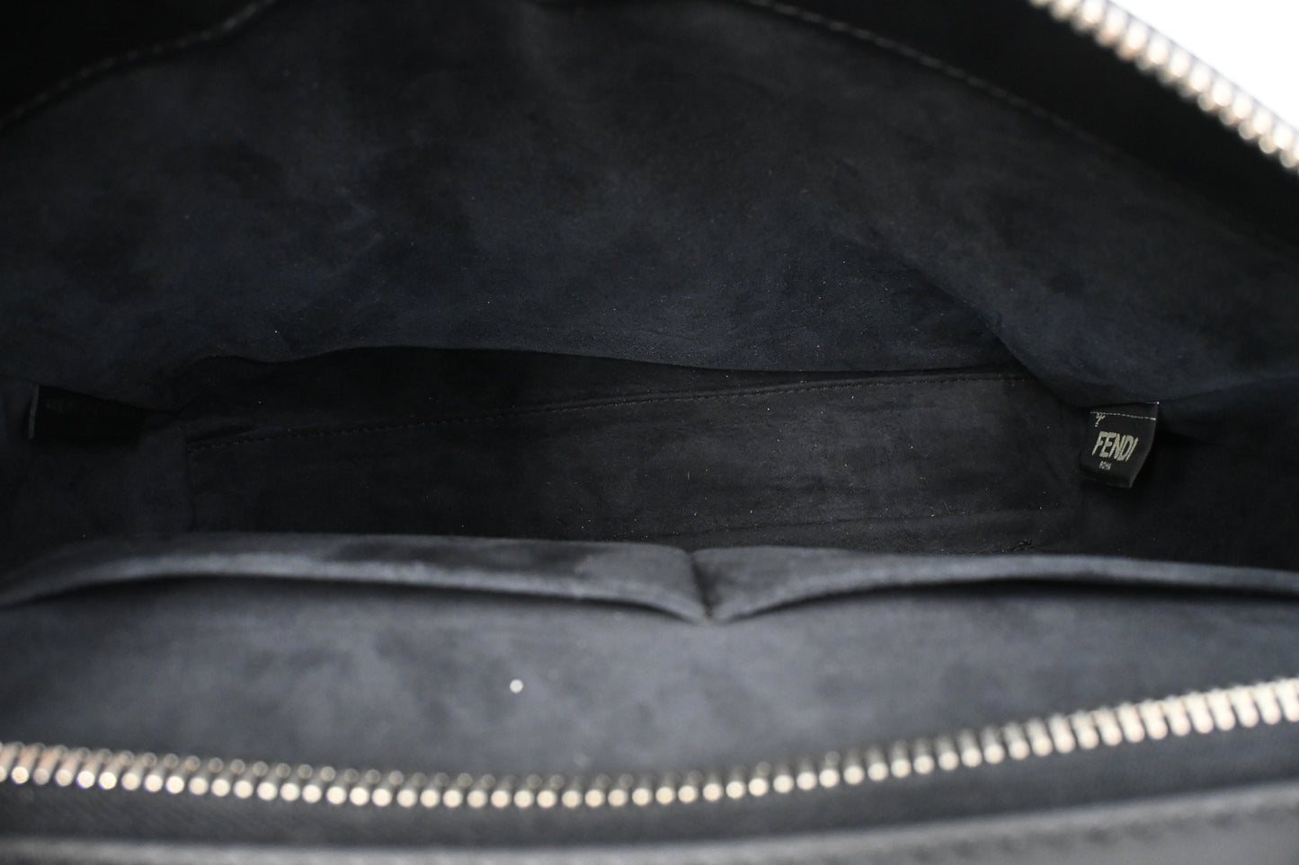 Fendi Dotcom 2way Bag in Black Leather