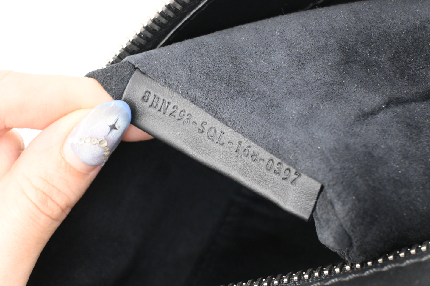 Fendi Dotcom 2way Bag in Black Leather