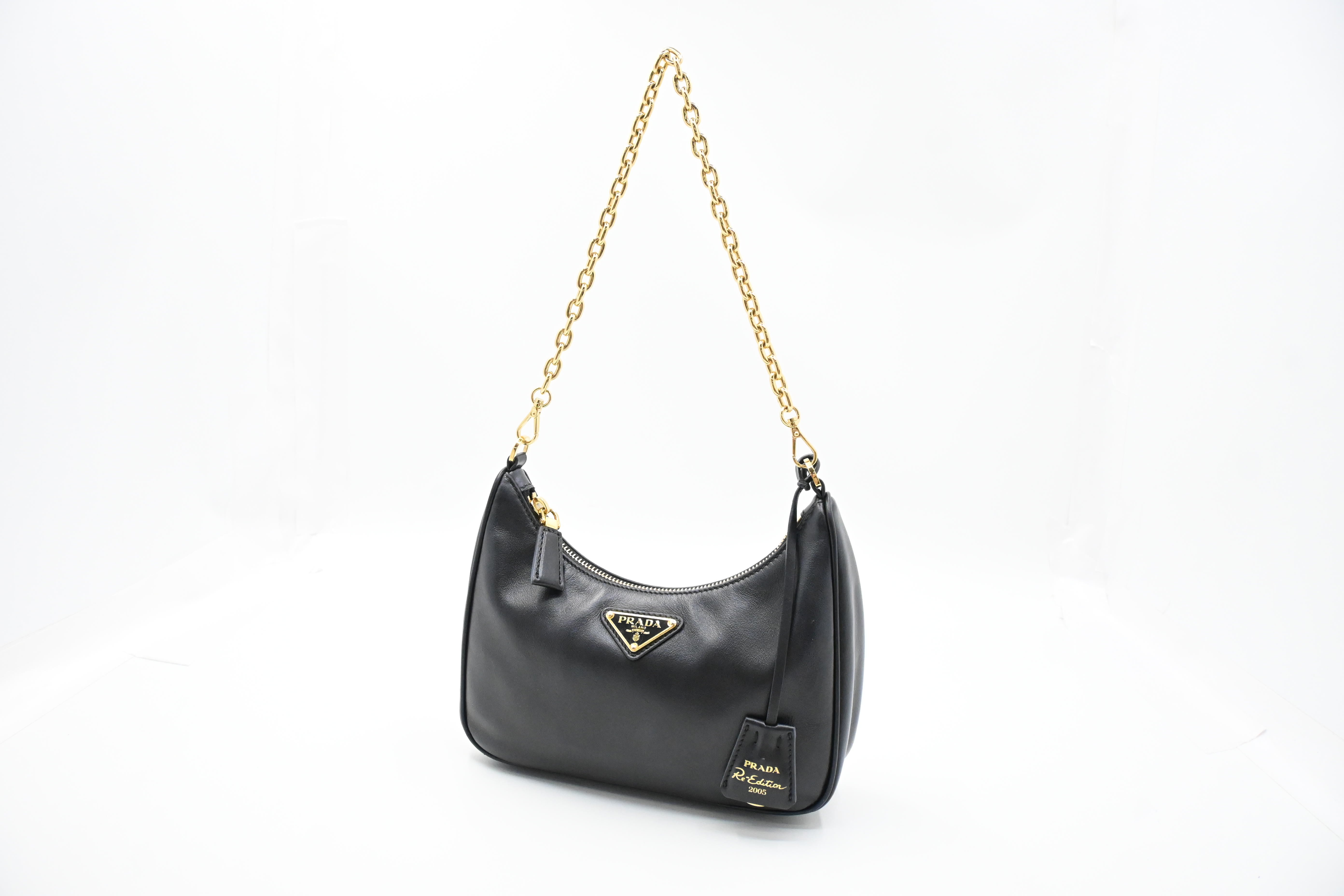 Prada Re-Edition 2000 in Black Leather – Weekly Lux Drop