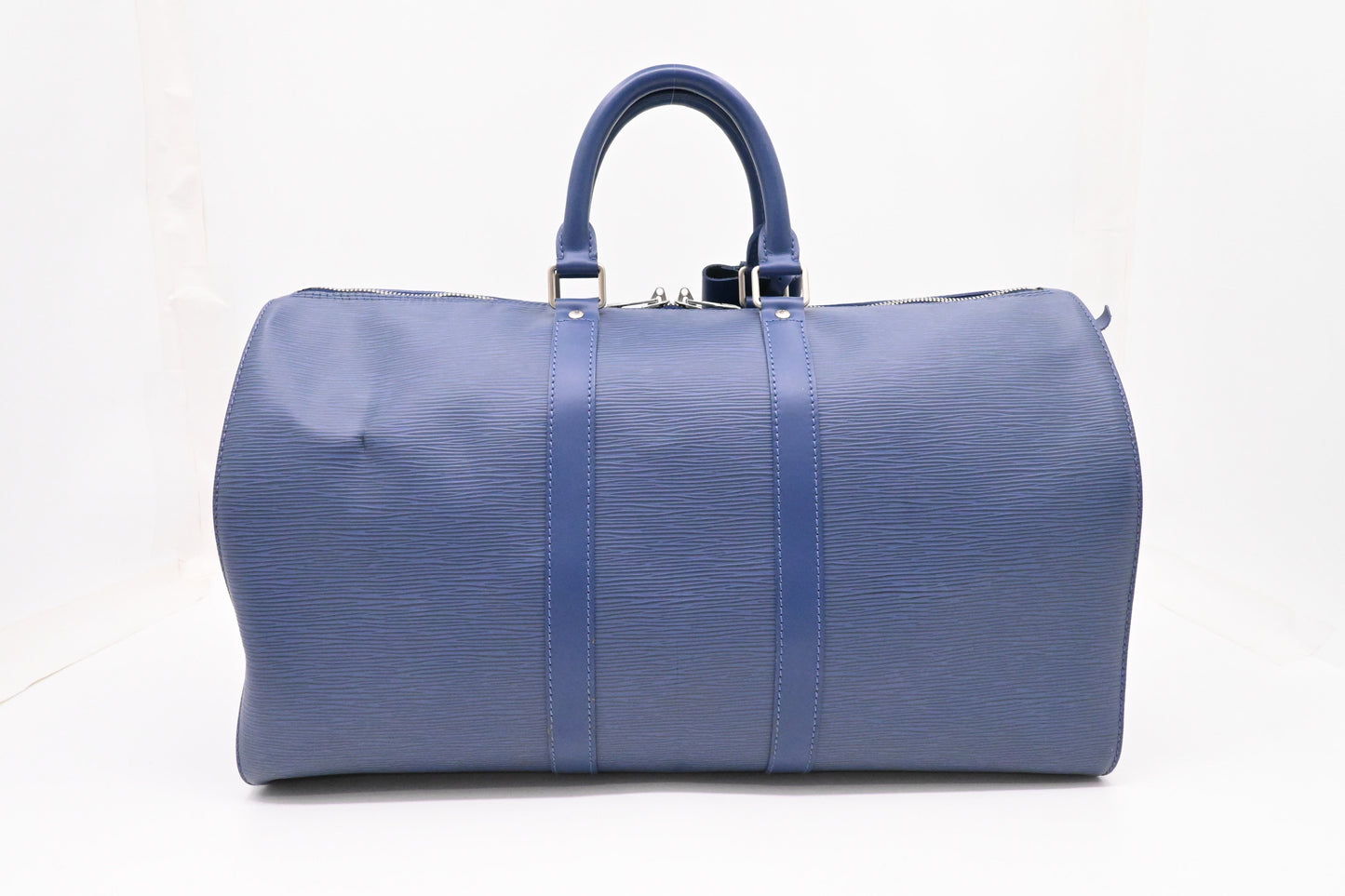 Louis Vuitton Keepall 45 in Dark Blue Epi Leather