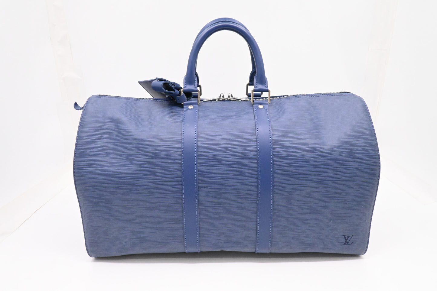 Louis Vuitton Keepall 45 in Dark Blue Epi Leather