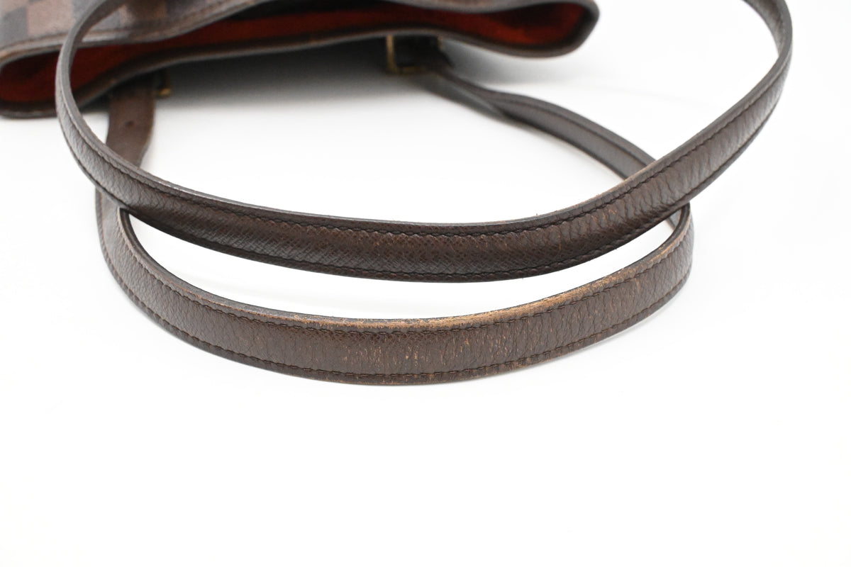 Louis Vuitton Marais Bucket in Damier Ebene Canvas