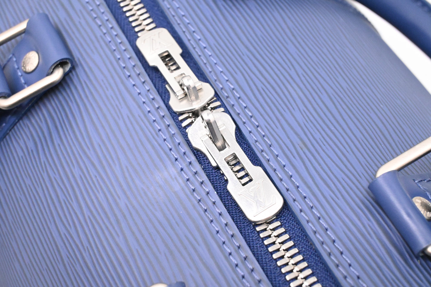Louis Vuitton Keepall 45 in Dark Blue Epi Leather