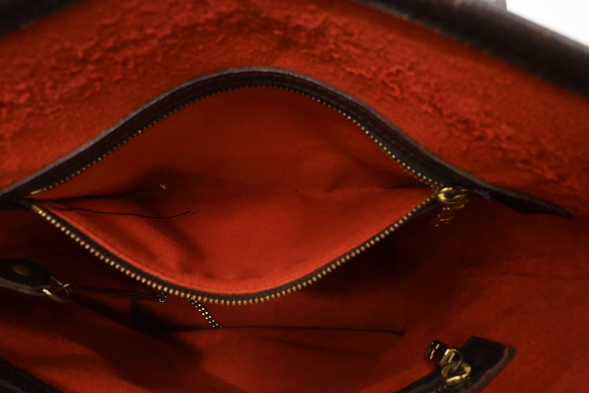 Louis Vuitton Marais Bucket in Damier Ebene Canvas