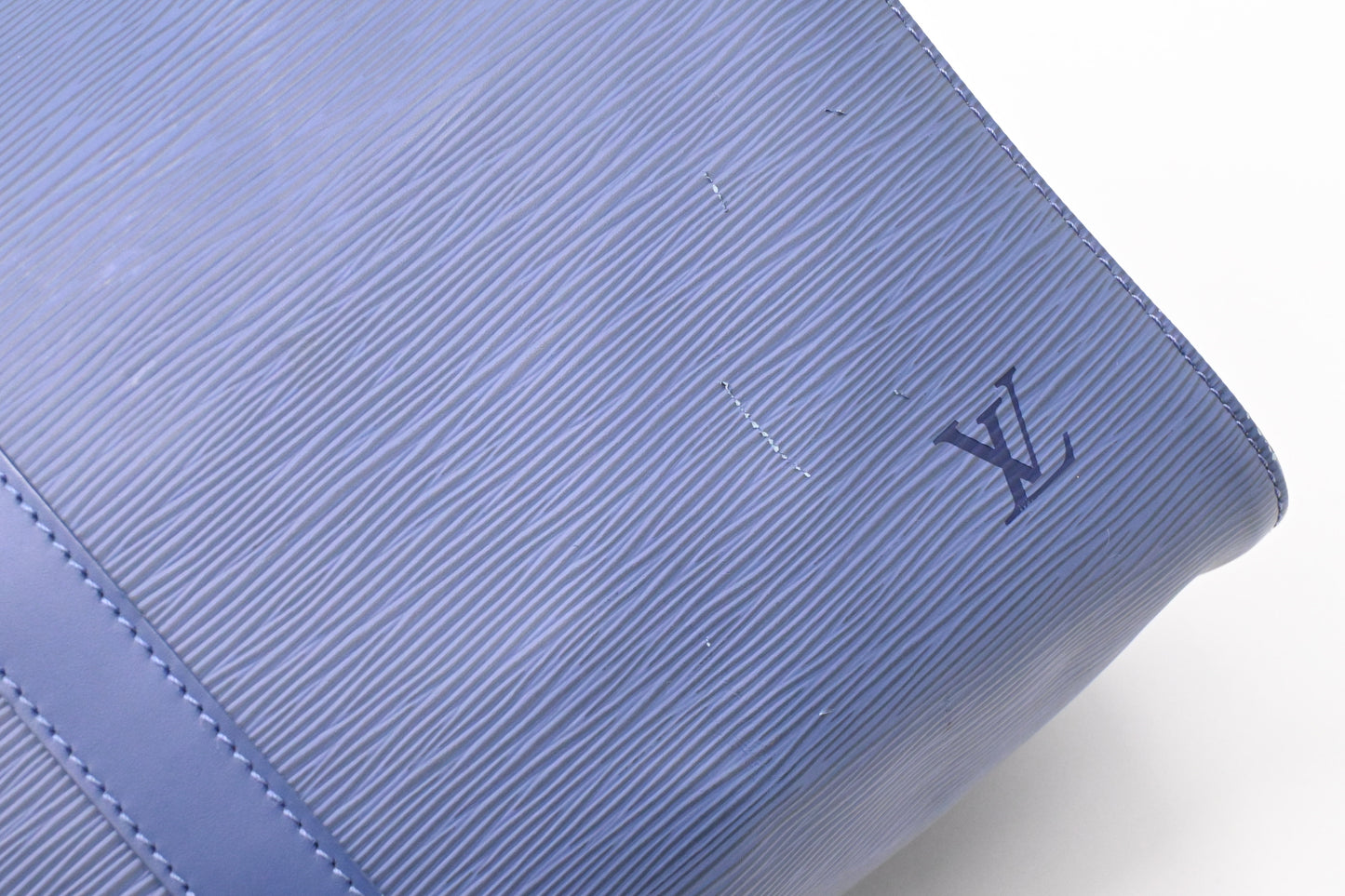 Louis Vuitton Keepall 45 in Dark Blue Epi Leather