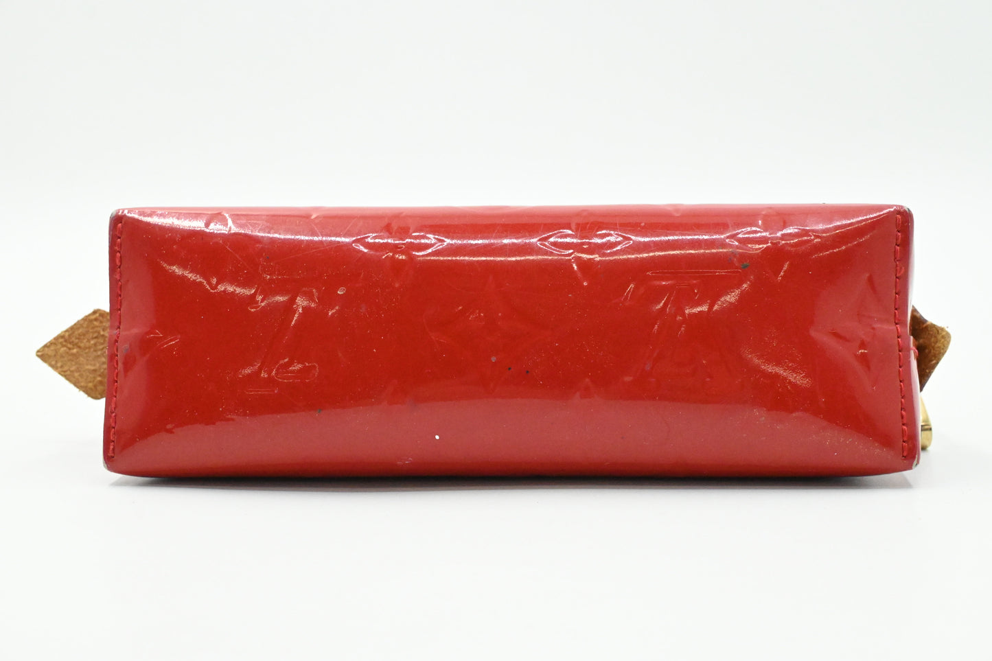 Louis Vuitton Pochette Cosmetique in Red Vernis Leather
